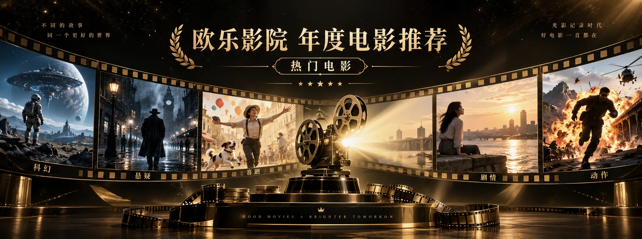 年度热门电影片单专题封面