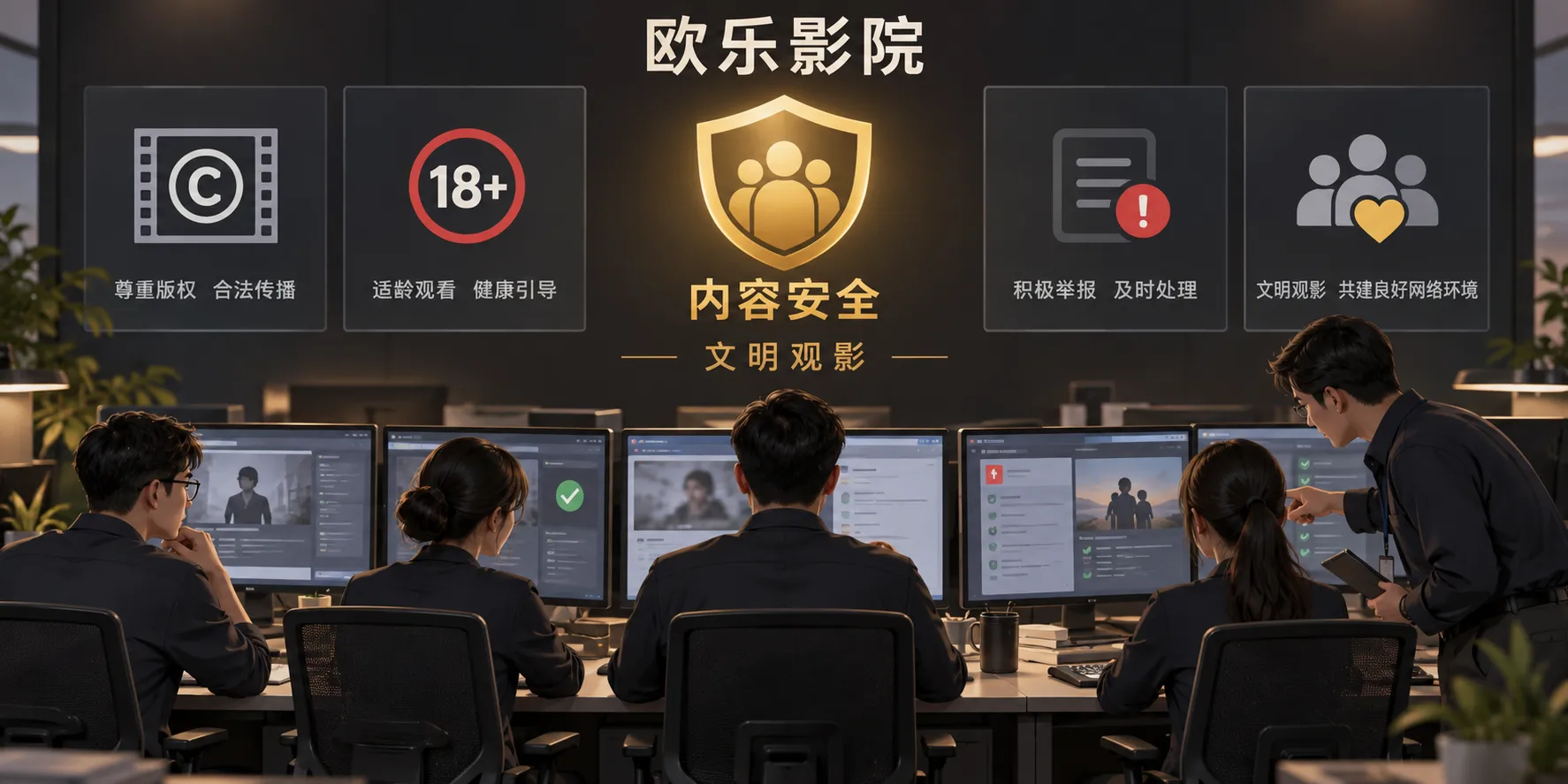 欧乐影院官网内容安全与文明观影说明